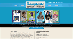 Desktop Screenshot of chesapeakesportscards.com